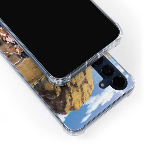 Dragon Ball Z Goku Versus Saiyans Galaxy A35 5G Clear Case